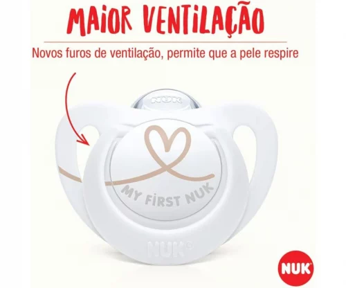 Chupeta NUK Star Newborn Neutral 0-2M