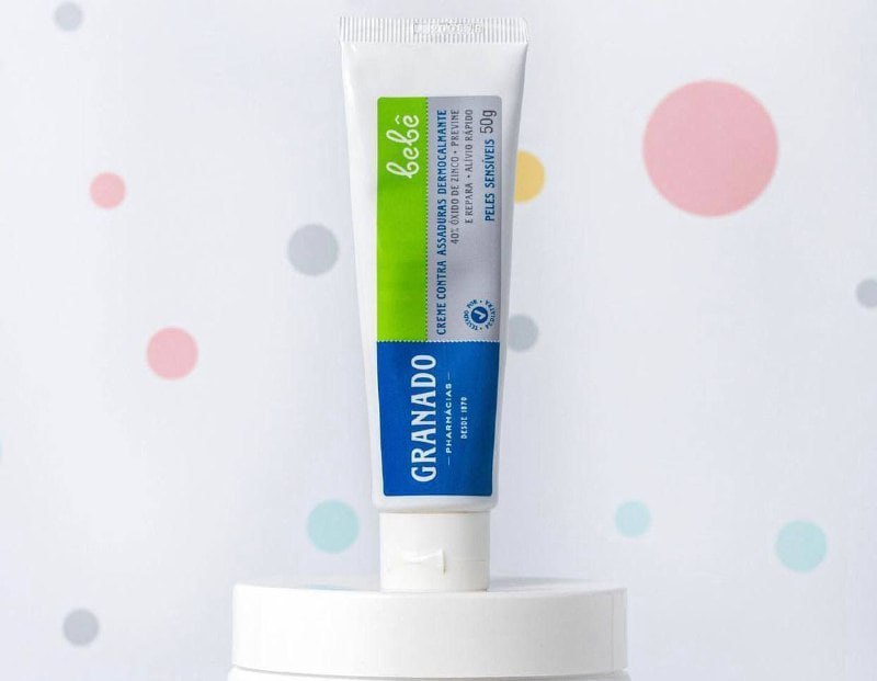 Creme Assaduras Dermocalmante Bebe Pele Sensíveis, Granado, 50G