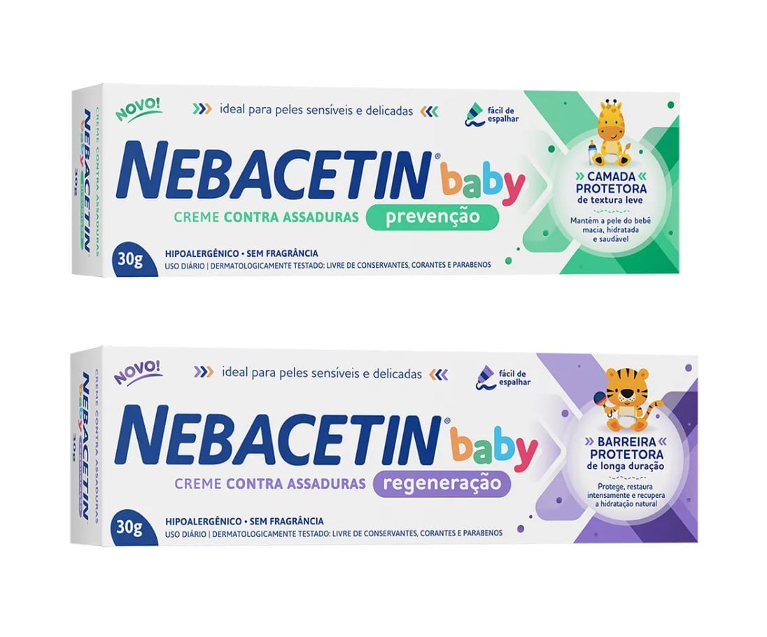 Creme contra assaduras Nebacetin Baby