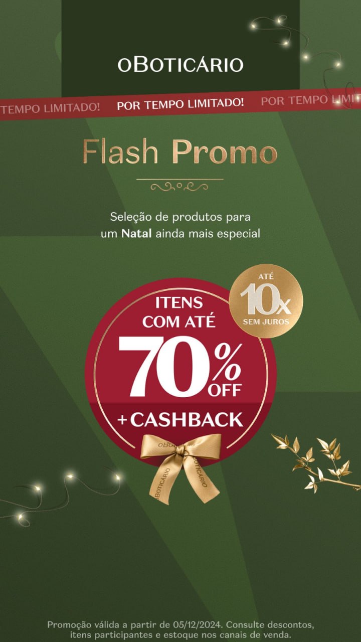 ⚡️😱 Flash Promo O Boticário