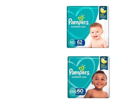 Fralda Pampers Confort Sec