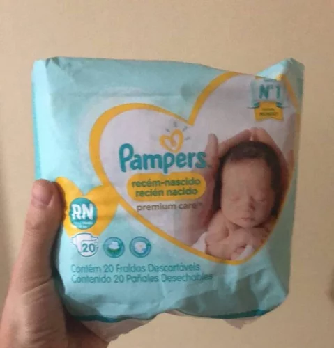 Fralda Pampers Premium Care RN 20 unidades