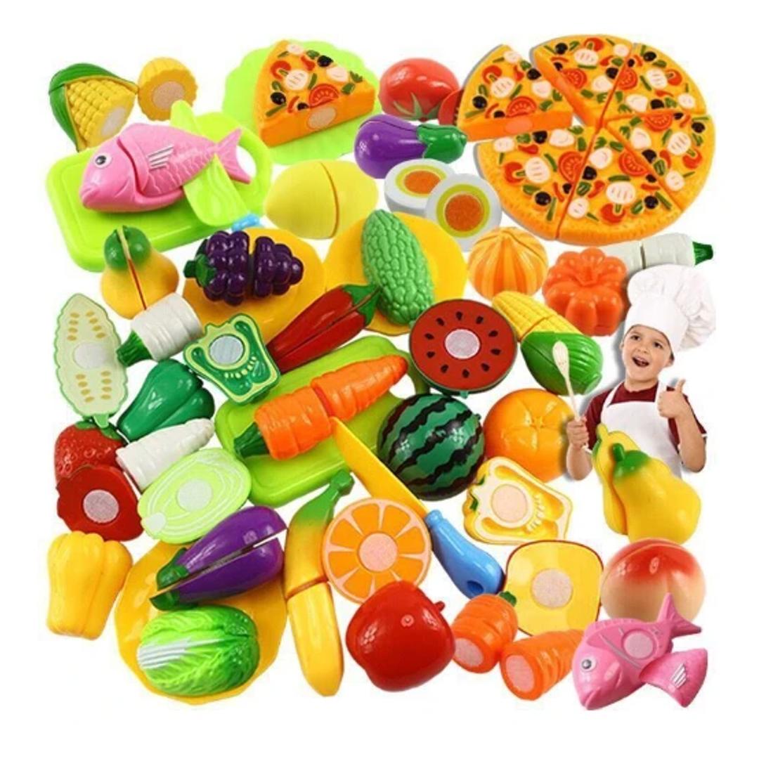 Frutas ou Verduras de Brinquedo Infantil Fogão De Vegetais Cozinha Brincar Masculino Da Casa