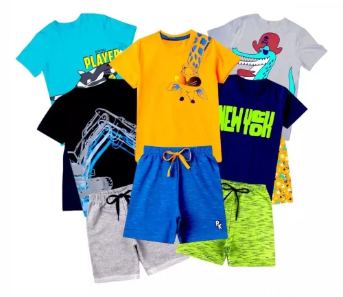 Kit 10 Peças De Roupa 1 Ao 14 Masculino Moletom Verão
