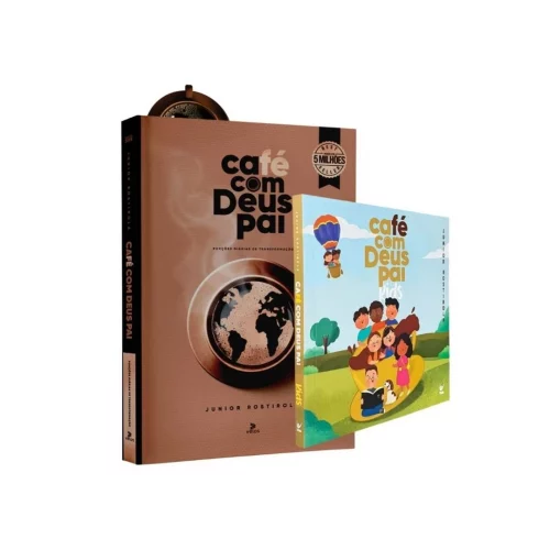 Kit 2 Livros | Devocional Café com Deus Pai 2025 + Café com Deus Pai Kids