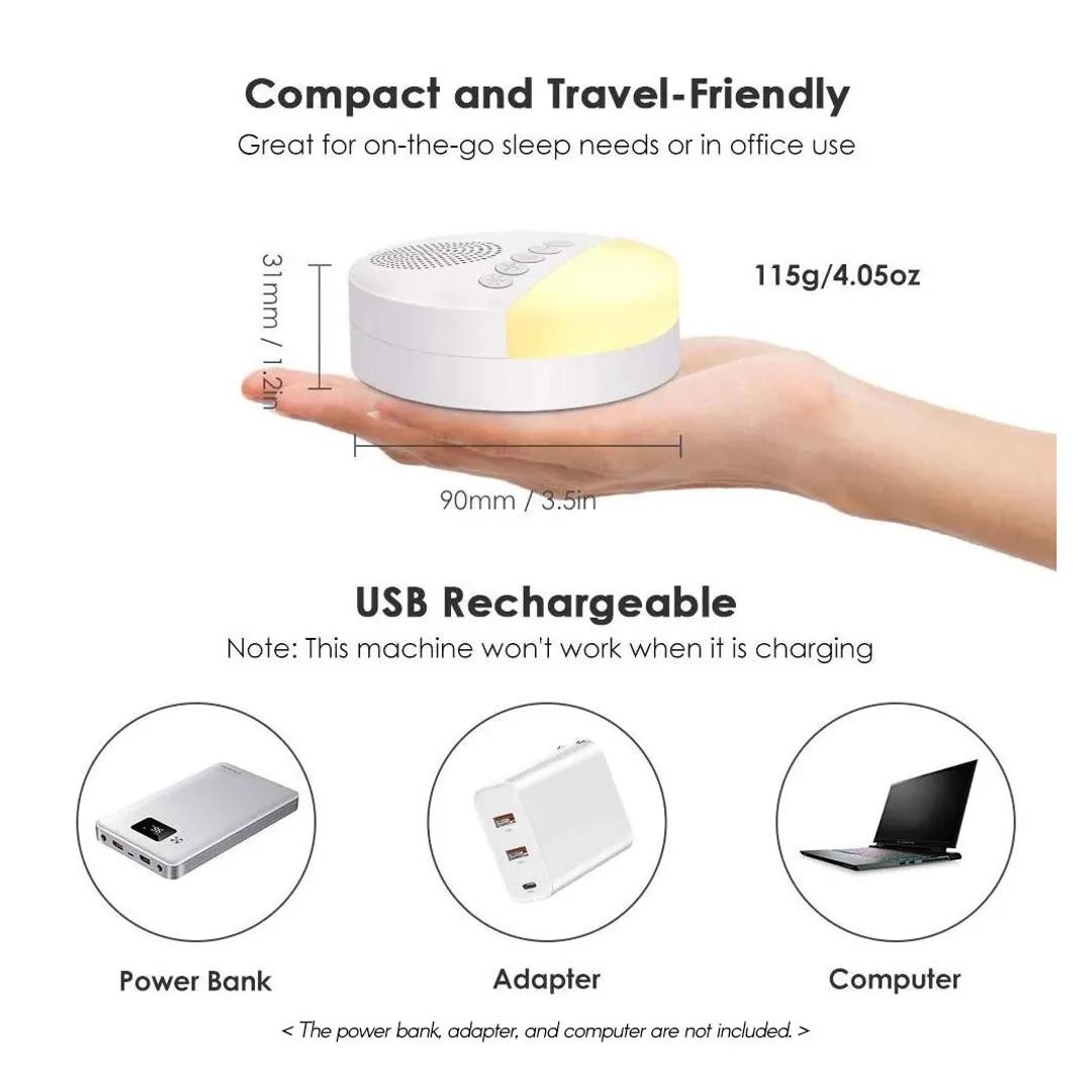 Máquina de ruído branco para crianças