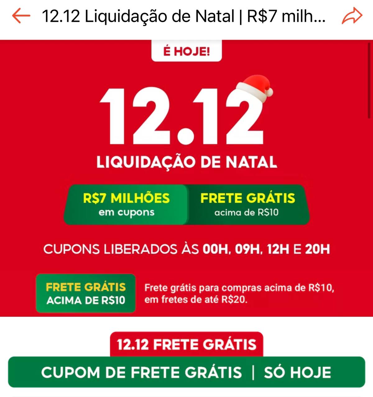 Não esqueçam de resgatar os cupons ✨