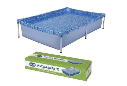 Piscina 1000 L Retangular, Mor, Multicor