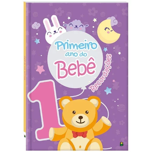Primeiro Ano do Bebê (Rosa) Capa dura