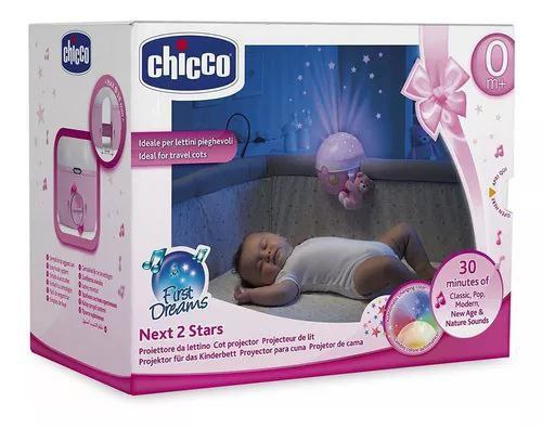 Projetor Portátil Para Berço Next 2 Stars Rosa Chicco