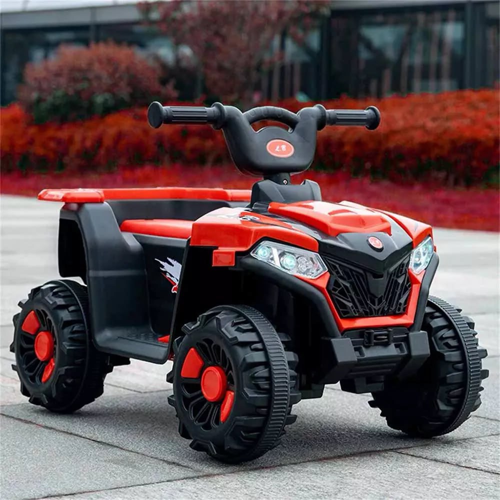 Quadriciclo Elétrico Infantil Com Marcha Frente E Ré Vermelho Zippy Toys