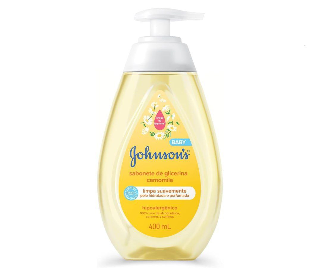 Sabonete Líquido Glicerina Camomila Johnson's Baby 400ml