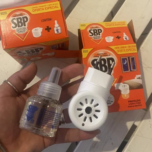 SBP Repelente Elétrico Líquido 45 Noites Novo Aparelho + Refil