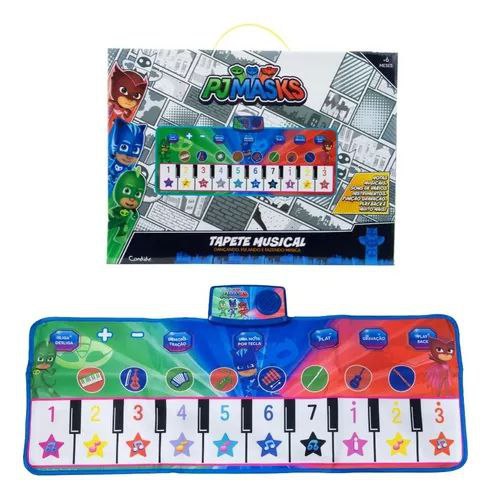 Tapete Musical Piano Infantil - Pjmasks, Candide