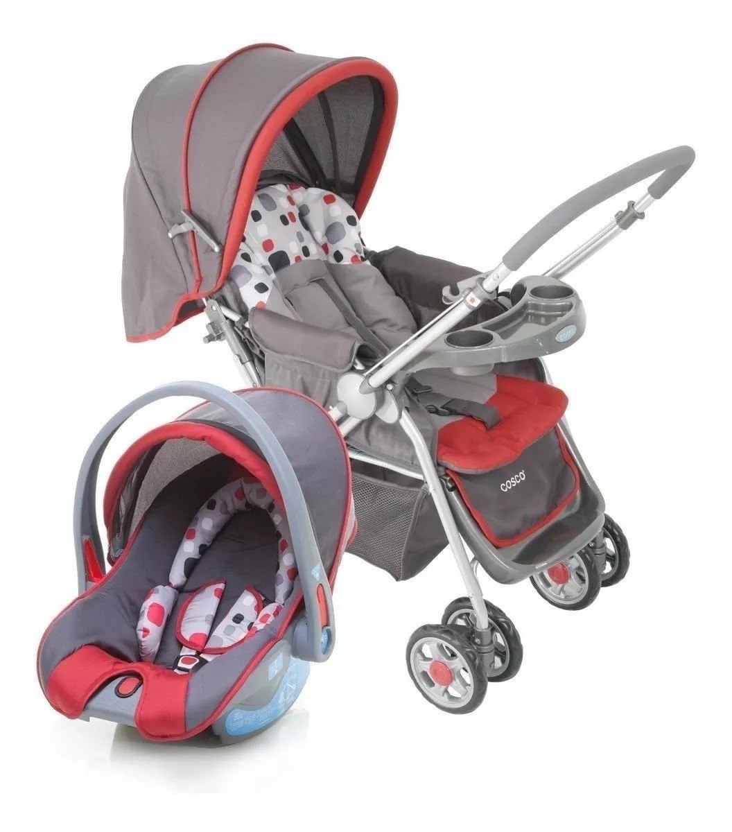 Travel System Reverse Vermelho, Cosco