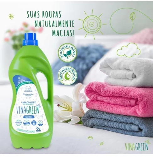 Vinagreen Amaciante de Roupas Algodão - 2L