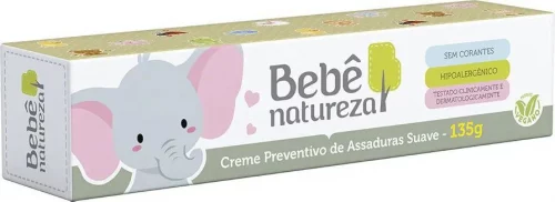 Bebê Natureza Creme Assadura Suave Vegano, 135 G