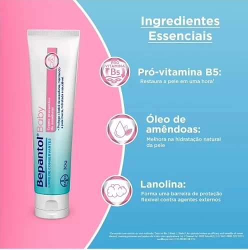Bepantol Baby Pomada Assadura Bebe  30g  Hipoalergênico
