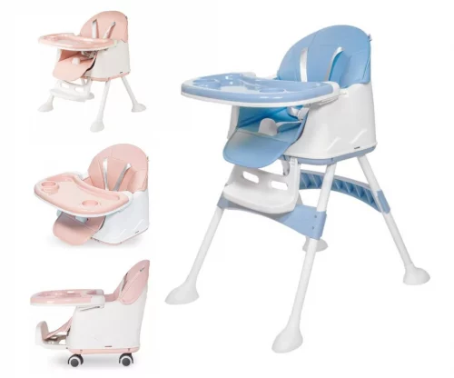 Cadeira de Alimentação Portátil Bebê Honey Maxi Baby (Azul)