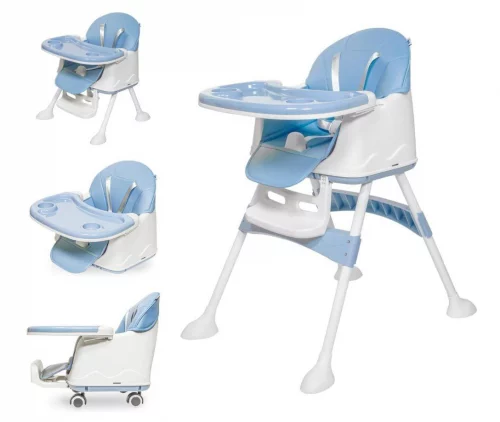 Cadeira de Alimentação Portátil Bebê Honey Maxi Baby (Azul)