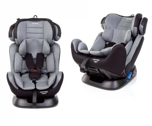 Cadeirinha para Auto Reclinável Voyage Legacy Cinza Mescla - 0 a 36kg 3 Posições