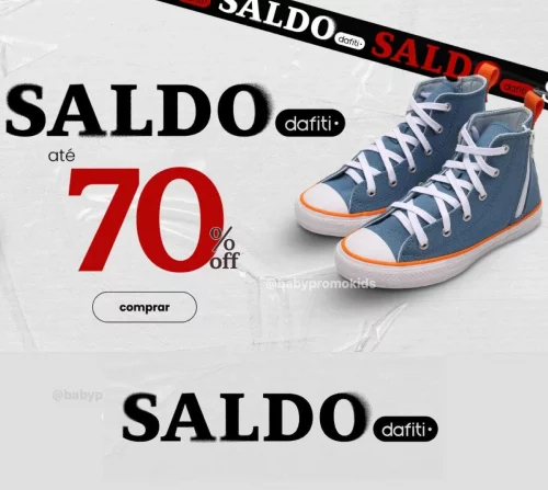 Calçados com até 69% off na Dafiti!