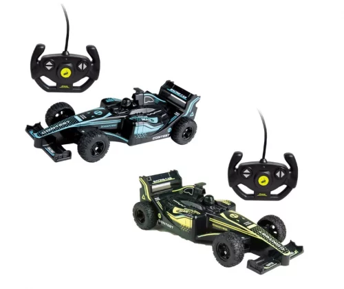 Carrinho com Controle Remoto sem Fio Racing Recarregável 4 Funções, DM Toys