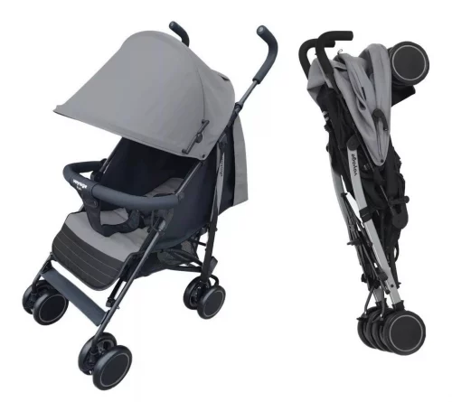 Carrinho De Passeio Para Bebê Park Até 15kgs - Voyage - Cinza
