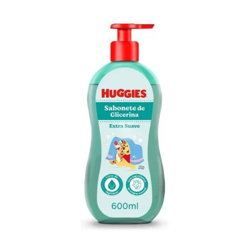 CORREEEE.   HUGGIES Sabonete Líquido Huggies Extra Suave - 600Ml