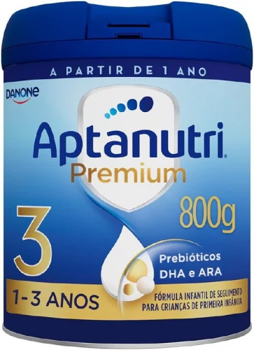 Danone Nutricia - Aptanutri Premium 3, 1-3 anos, Fórmula de Seguimento, 800...