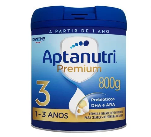 Danone Nutricia - Aptanutri Premium 3, 1-3 anos, Fórmula de Seguimento, 800g