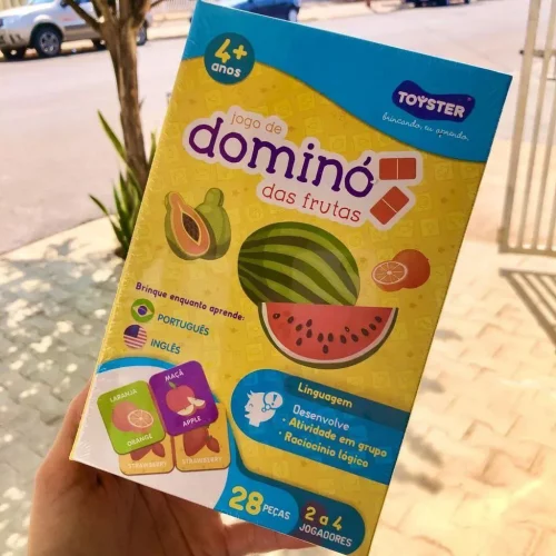 Dominó das Frutas - Jogo Educativo - Toyster Brinquedos