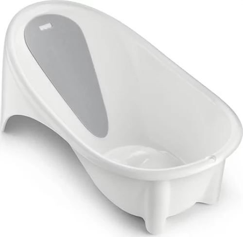 💚 Fisher-Price Baby Banheira de Bebê, Branco,