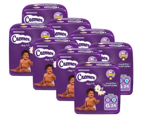 Fralda Cremer Magic Care G 192 Unidades
