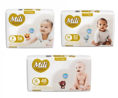 Fralda Mili Love & Care Premium