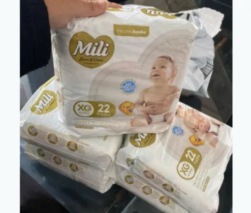 Fralda Mili Premium Love & Care - XG com 22 unidades