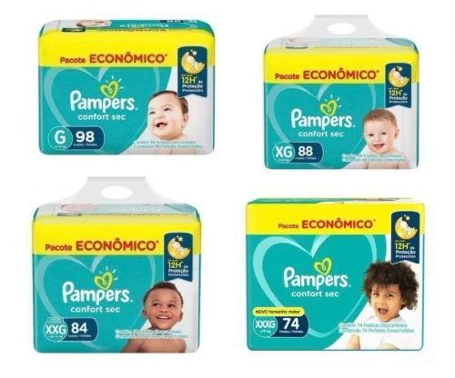 Fralda Pampers Confort Sec