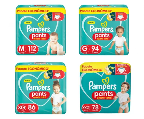 Fralda Pampers Pants Ajuste Total