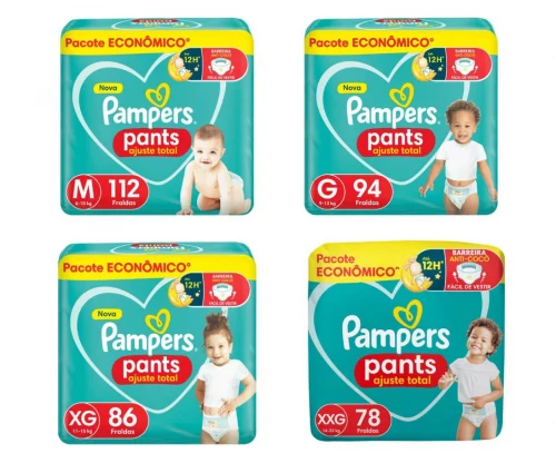 Fralda Pampers Pants Ajuste Total