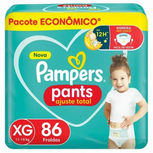 Fralda Pampers Pants Ajuste Total XG com 86