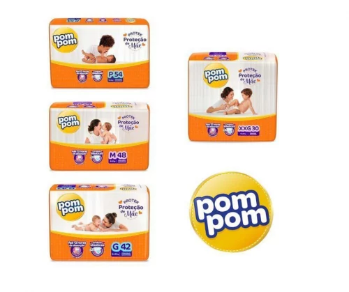 Fralda Pom Pom Protek Proteção de Mãe