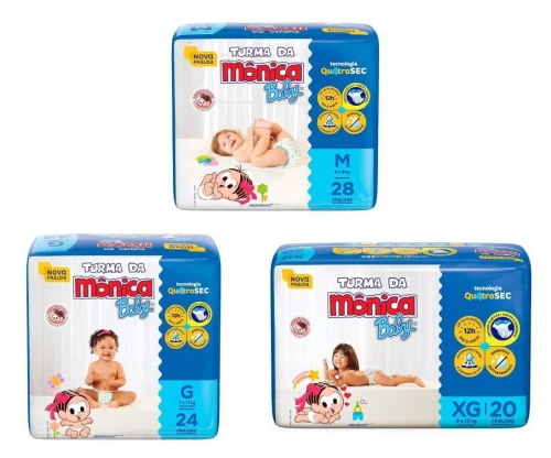 Fralda Turma da Mônica Baby