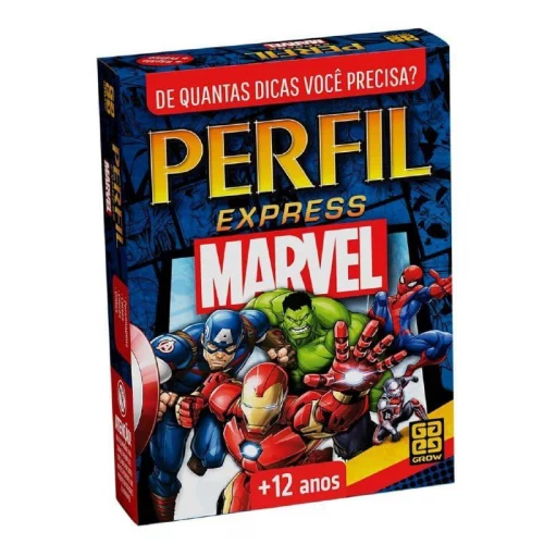 JOGO PERFIL EXPRESS - MARVEL - Grow