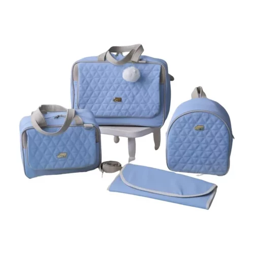 Kit Bolsa Maternidade 4 Peças (7 opções de cores)