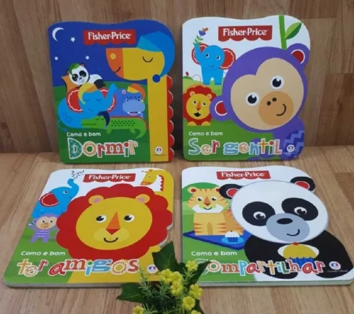 Kit Livros Coleção Como é Bom Fisher-Price (4 livros)