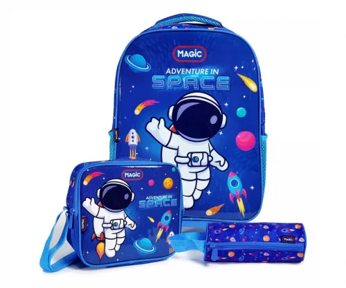 Kit Mochila Escolar Magic Kids
