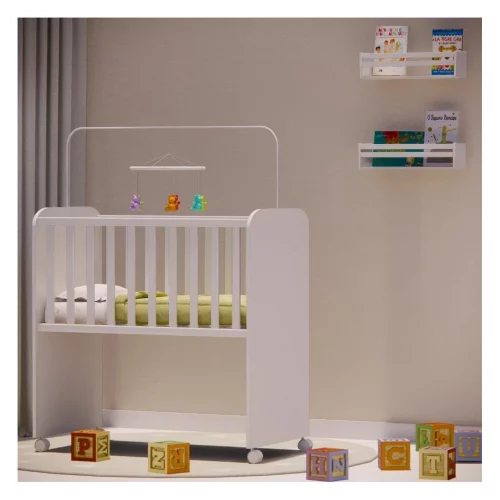 Mini Berço Ternurinha Com Colchao Certificado Inmetro Ref 0101 - Compmovel