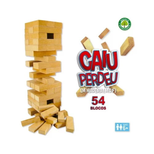 Pais & Filhos - Caiu Perdeu, 54 Pçs, idade mínima recomendada - 6 anos