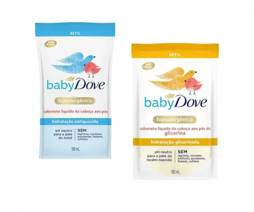 Refil Sabonete Liquido Baby Dove 180ml