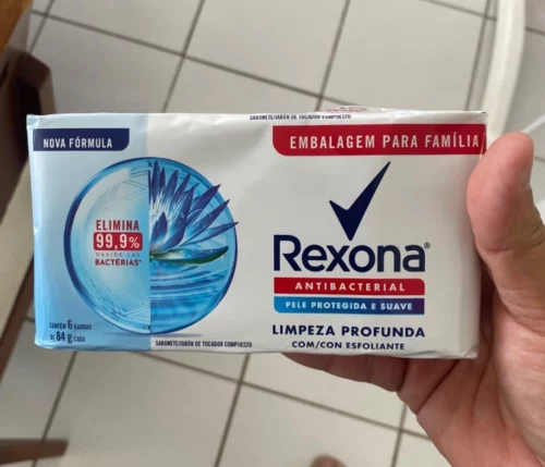 👉Rexona Sabonete em Barra Limpeza Profunda 84 G, 6 Barras